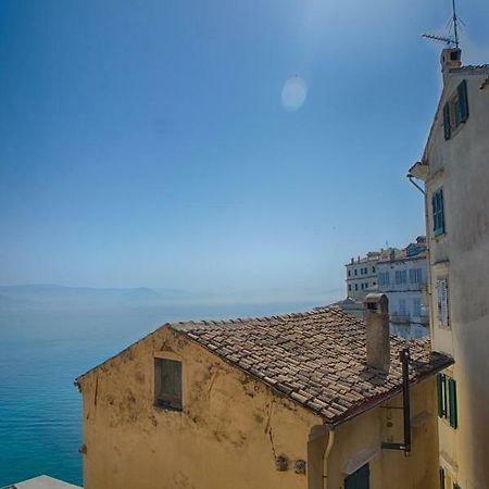 Serene Sea View Apartment In Corfu Old Town Exterior foto