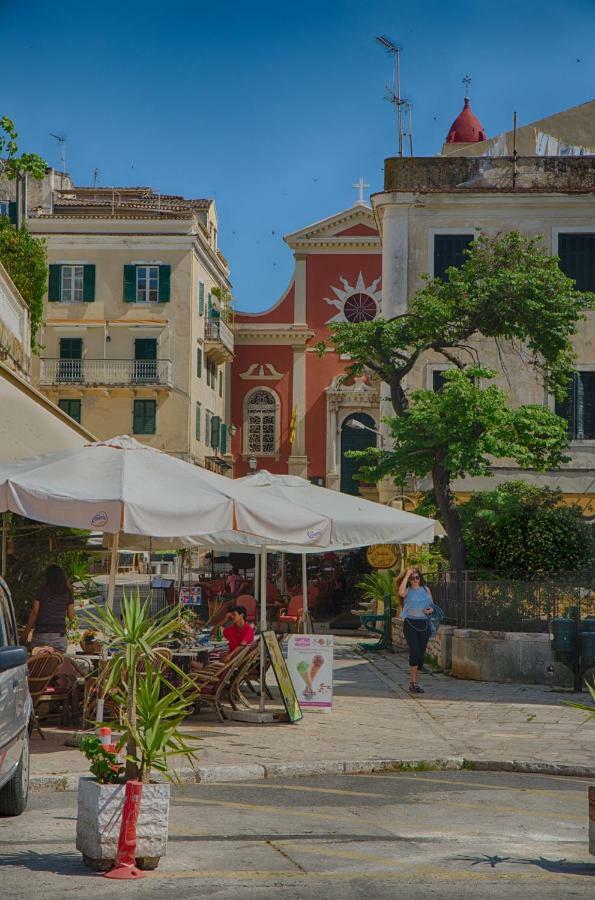 Serene Sea View Apartment In Corfu Old Town Exterior foto